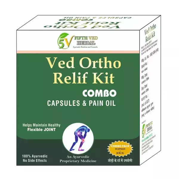 Picture of Ved Ortho Relief Kit (Capsules + Pain Oil Combo)